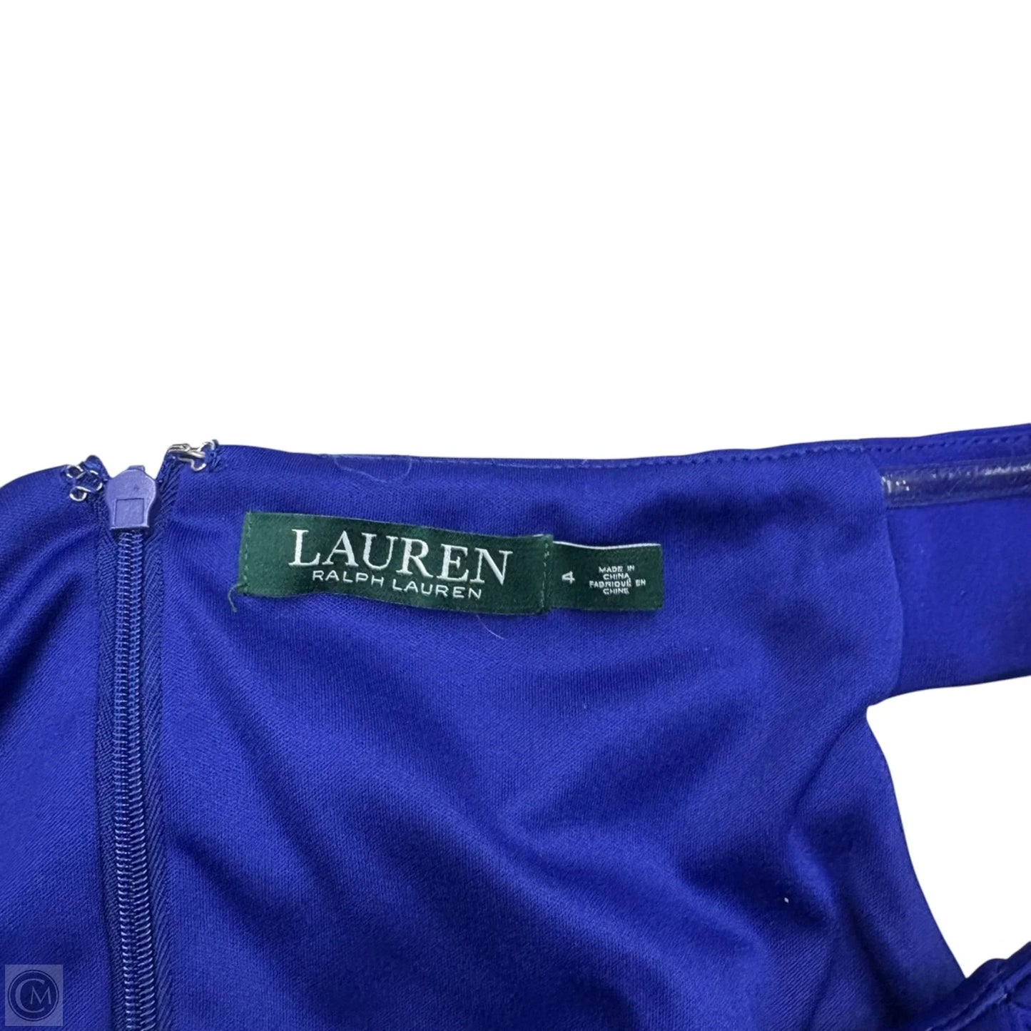 Dress Work By Lauren By Ralph Lauren In Blue, Size: S