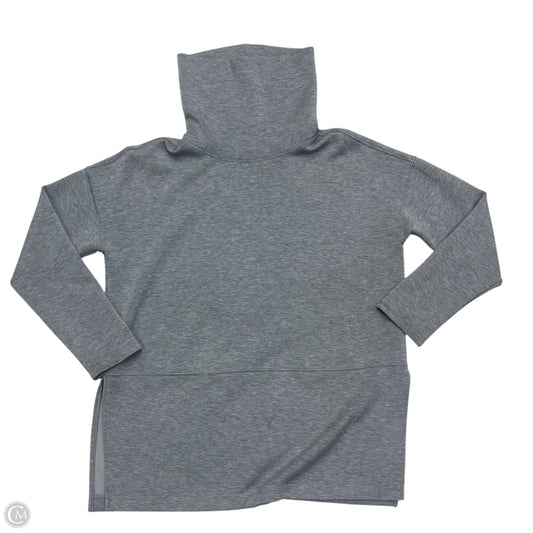 Athletic Sweatshirt Collar By Spanx In Grey, Size: L