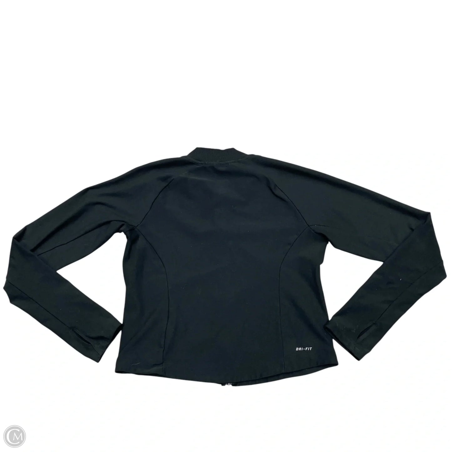 Athletic Jacket By Nike Apparel In Black, Size: S