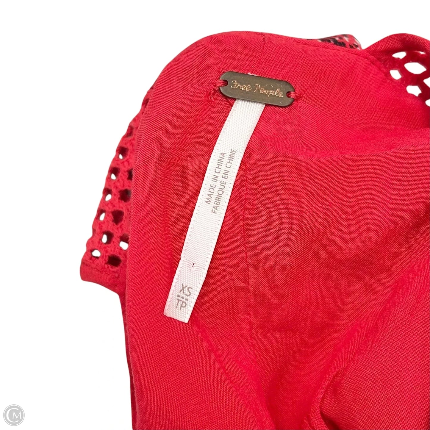 Dress Casual Short By Free People In Pink & Red, Size: Xxsp