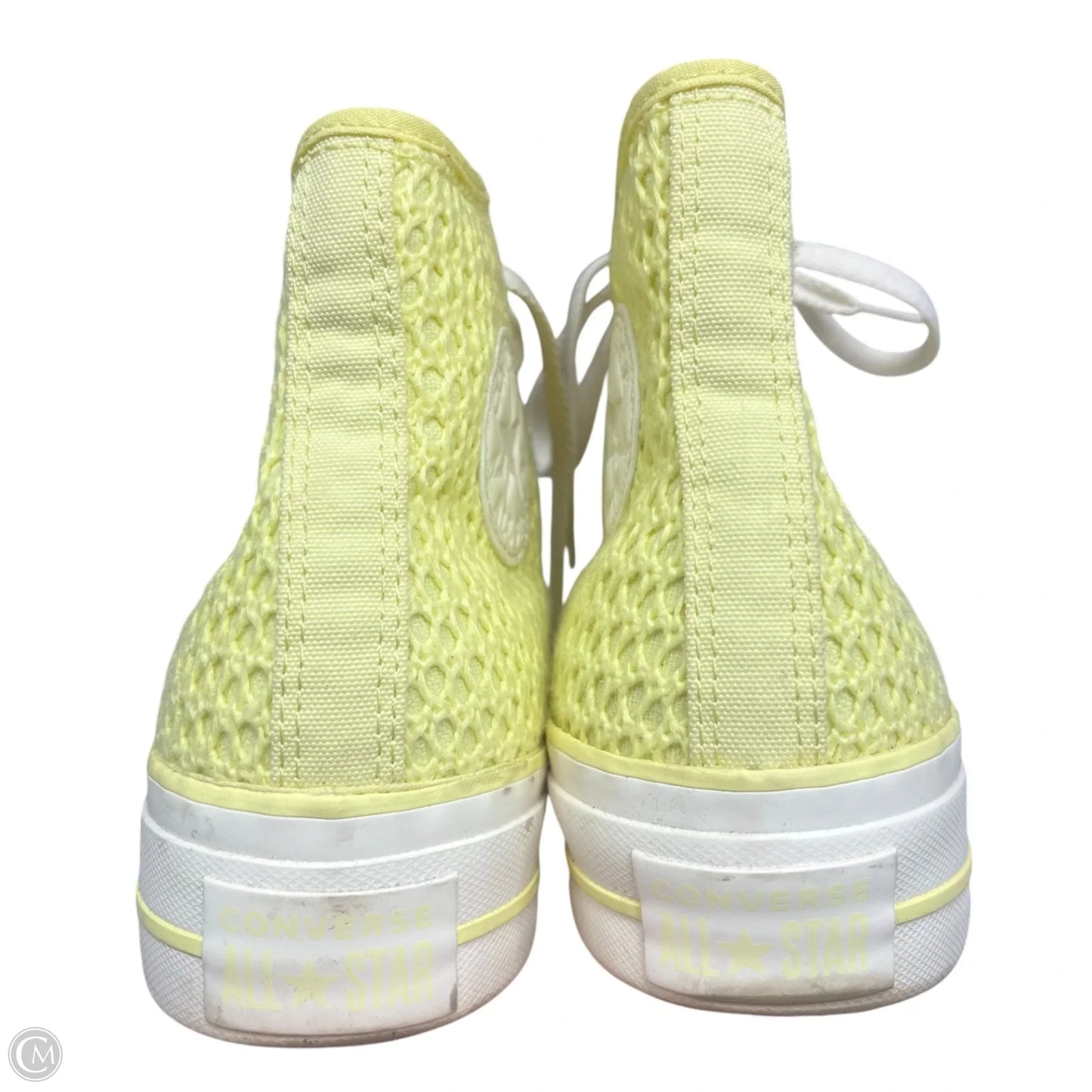 Shoes Sneakers Platform By Converse In Yellow, Size: 7.5