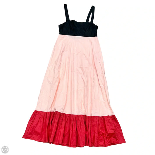 Dress Designer By Kate Spade In Black & Pink, Size: S