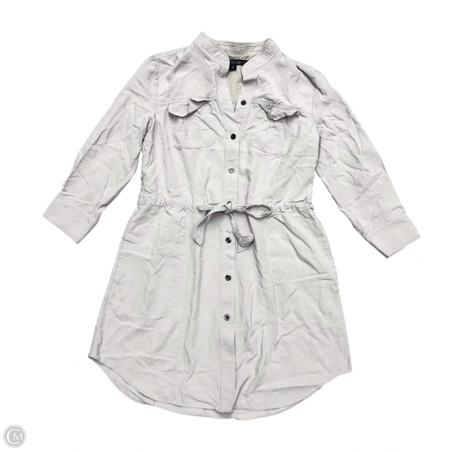 Dress Designer By Lafayette 148 In Beige, Size: S