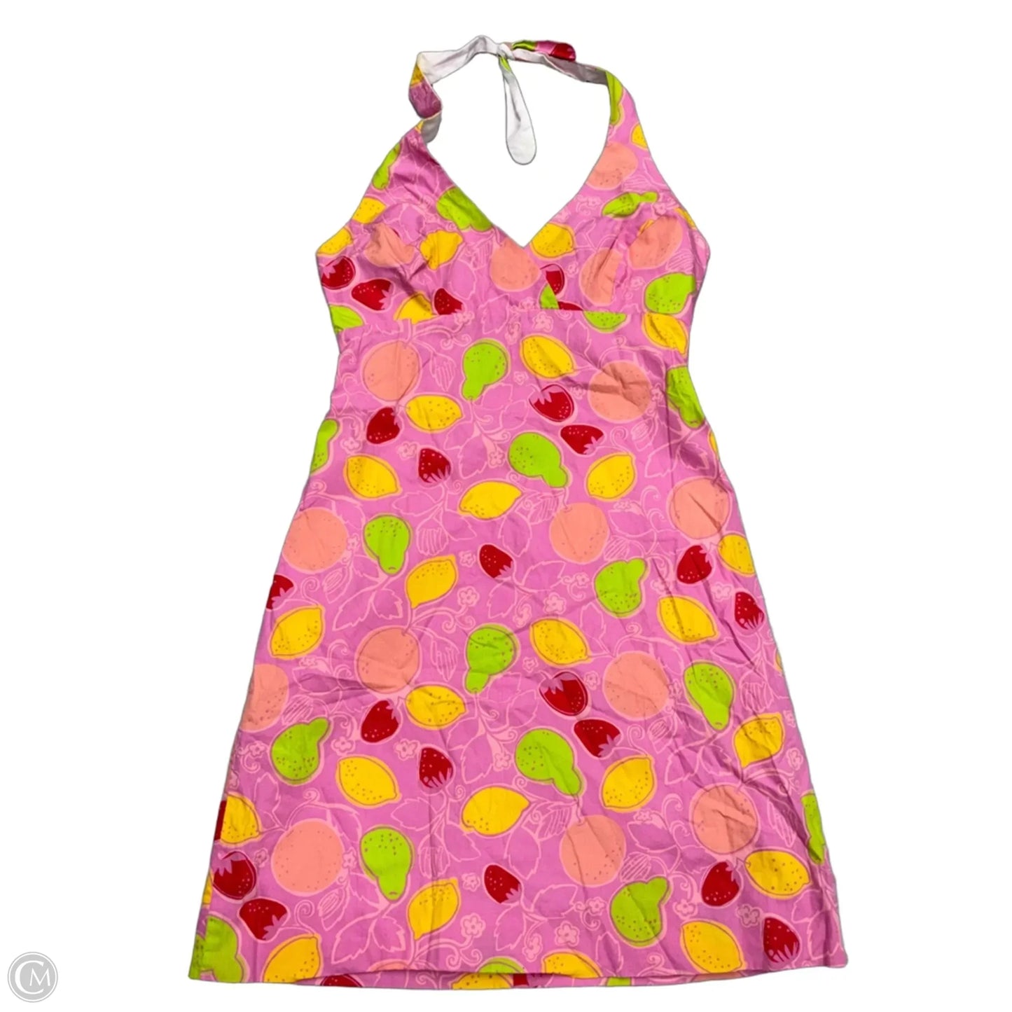 Dress Designer By Lilly Pulitzer In Pink & Red, Size: M