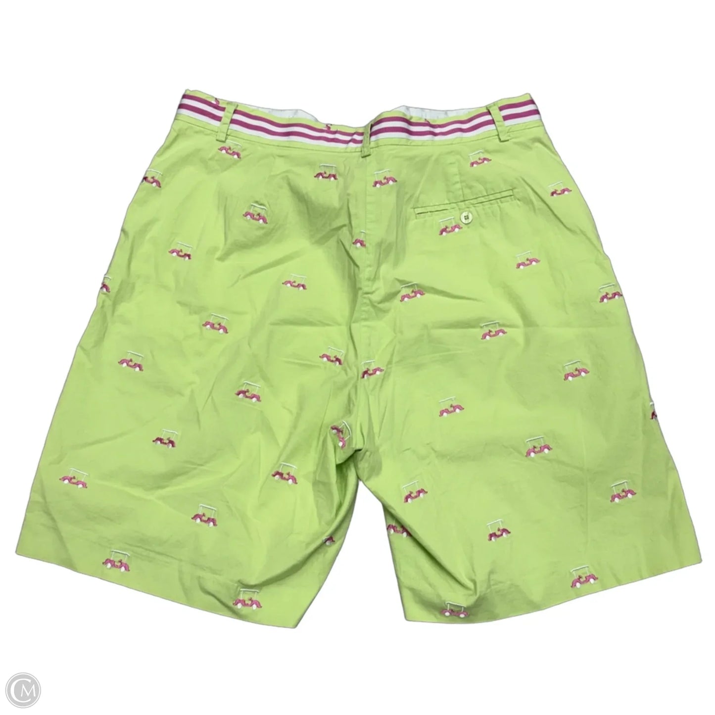 Shorts Designer By Lilly Pulitzer In Green & Pink, Size: 14