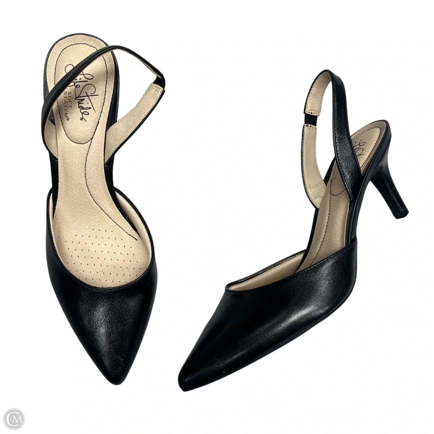 Shoes Heels Kitten By Life Stride In Black, Size: 9.5