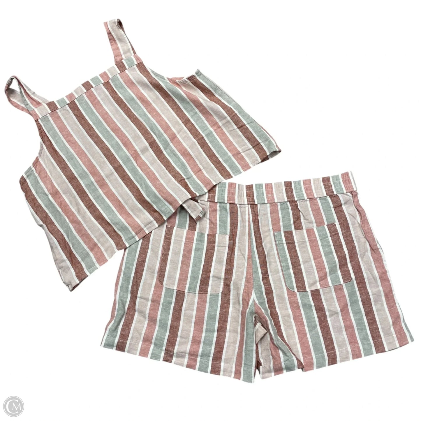 Shorts Set By Sonoma In Pink & Tan, Size: XL