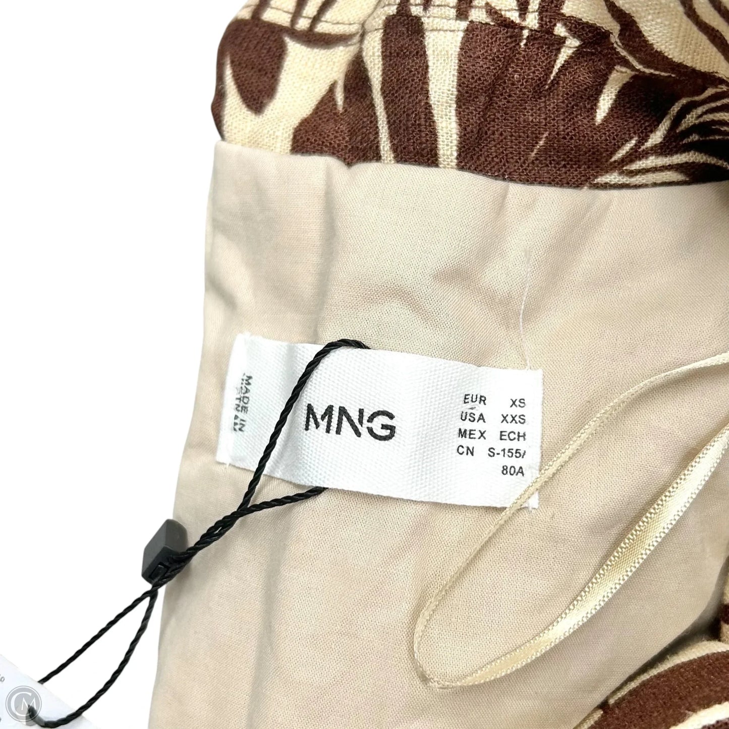 Blazer By Mng In Brown & Tan, Size: Xxs