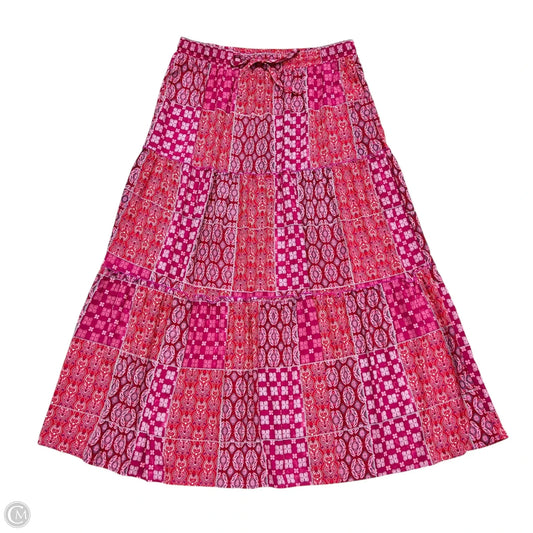 Skirt Maxi In Purple & Red, Size: 2x