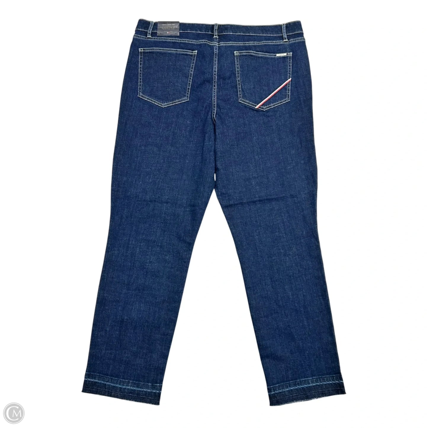 Jeans Straight By Tommy Hilfiger In Blue Denim, Size: 18