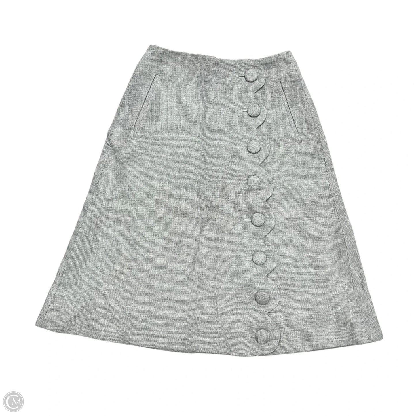 Skirt Midi By Lisa Marie Fernandez In Grey, Size: S