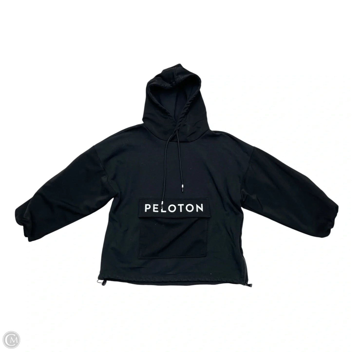 Athletic Sweatshirt Hoodie By Peloton In Black, Size: M