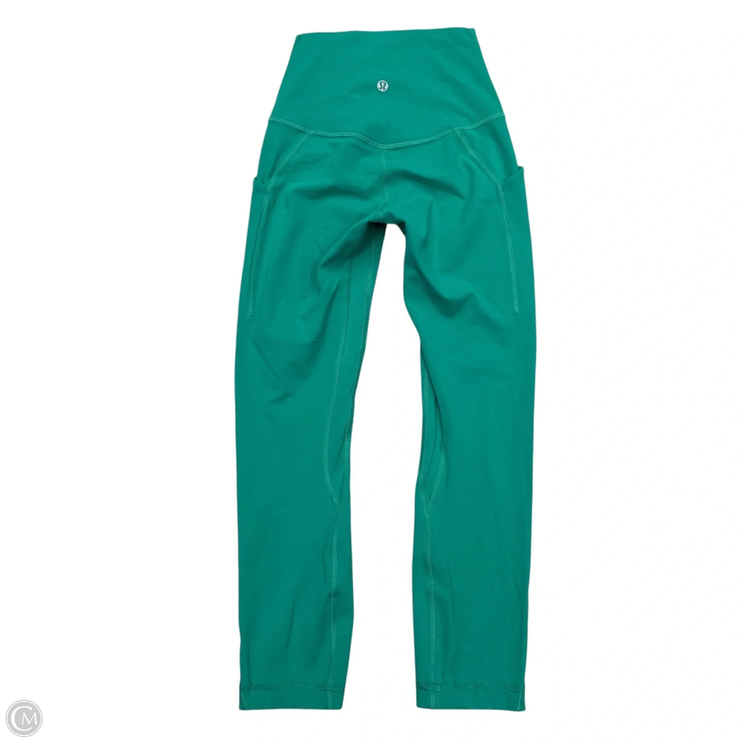 Athletic Leggings By Lululemon In Green, Size: Xs