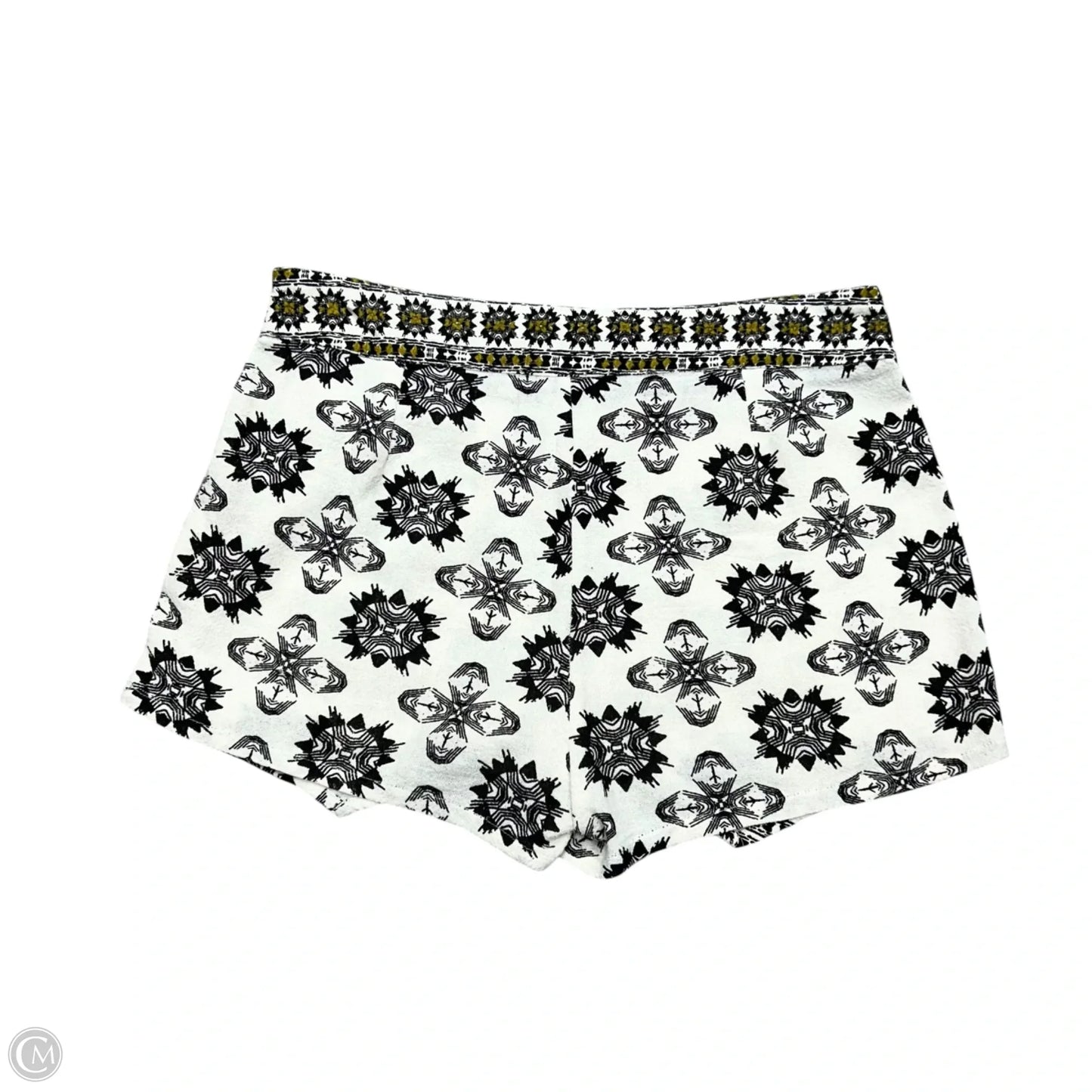 Skort By Free People In Black & Cream, Size: 6