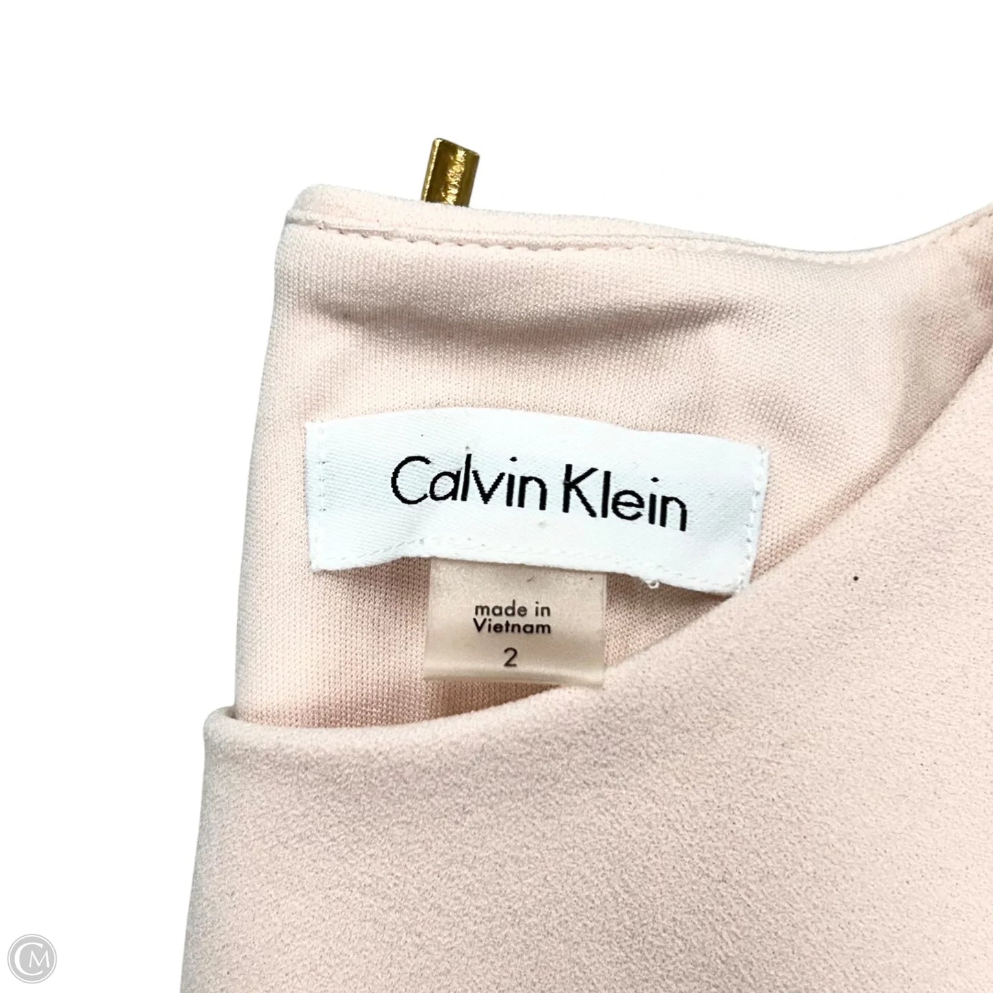 Dress Party Midi By Calvin Klein In Pink, Size: Xs