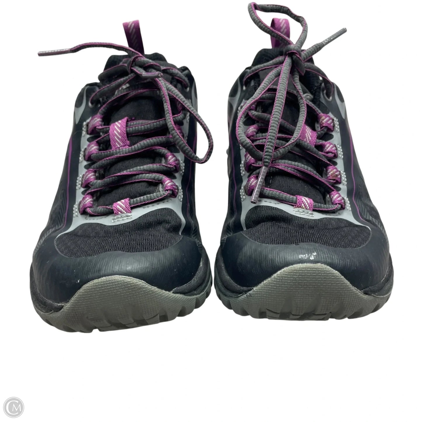 Shoes Athletic By Merrell In Black & Purple, Size: 6.5
