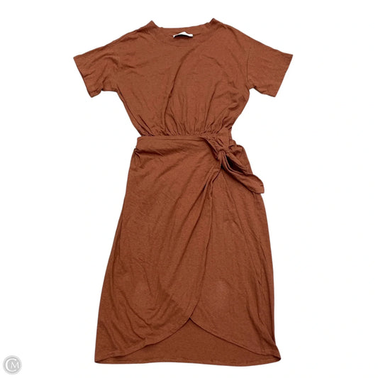Dress Casual Midi By Free People In Tan, Size: M