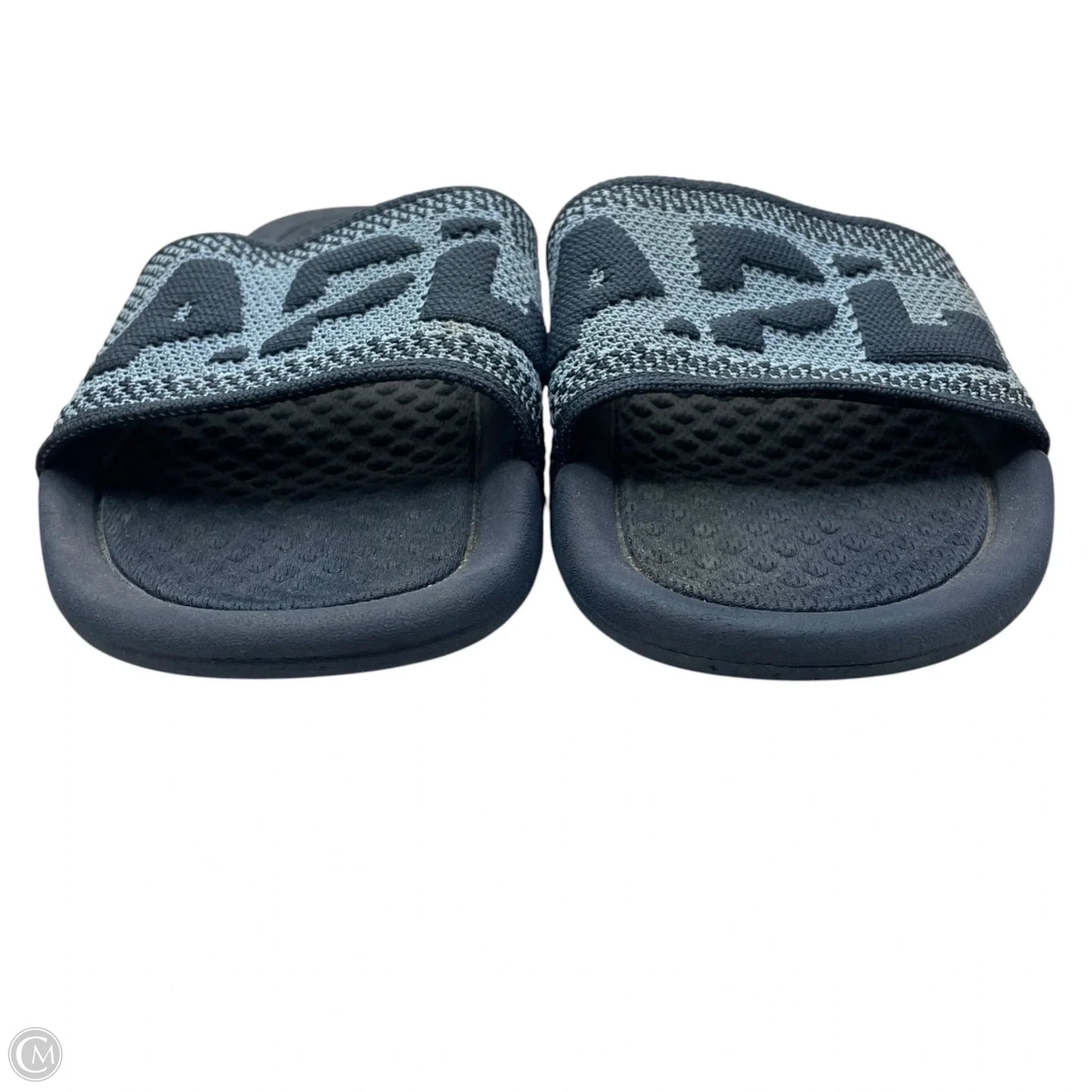 Sandals Designer By Apl In Navy, Size: 9