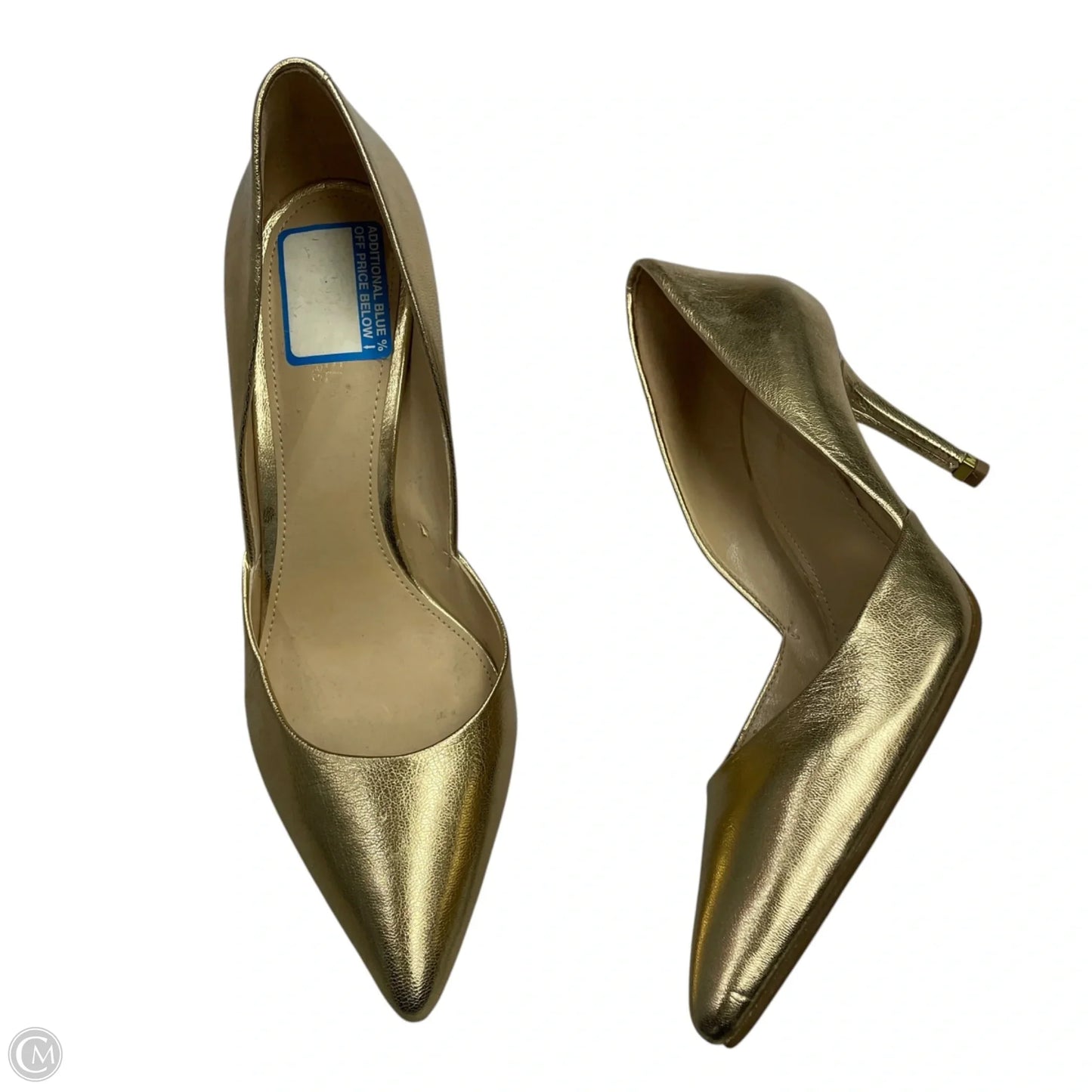 Shoes Heels Stiletto By Michael By Michael Kors In Gold, Size: 7.5
