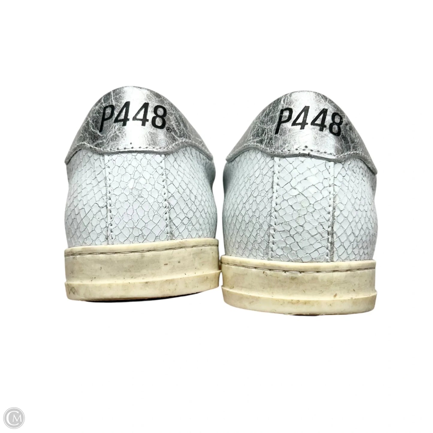 Shoes Sneakers By P448 In Grey & Tan, Size: 7.5