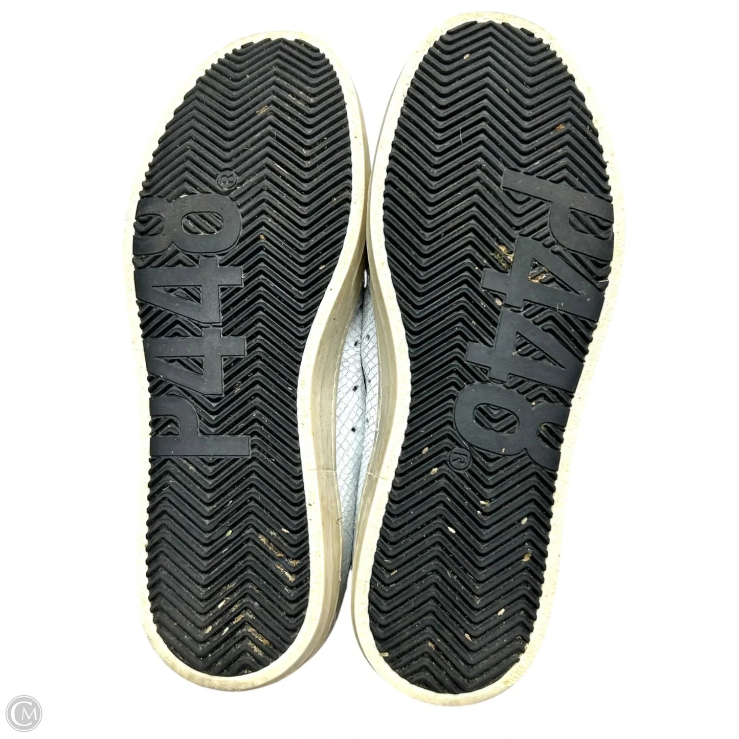 Shoes Sneakers By P448 In Grey & Tan, Size: 7.5