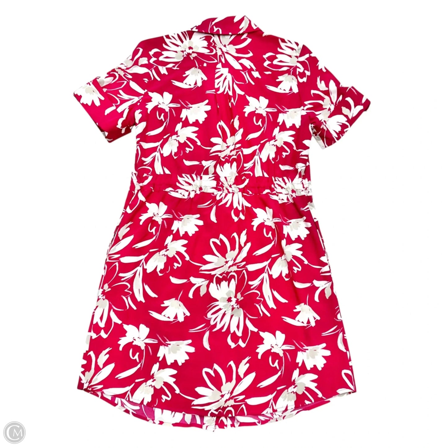 Dress Designer By Halston In Pink & White, Size: M