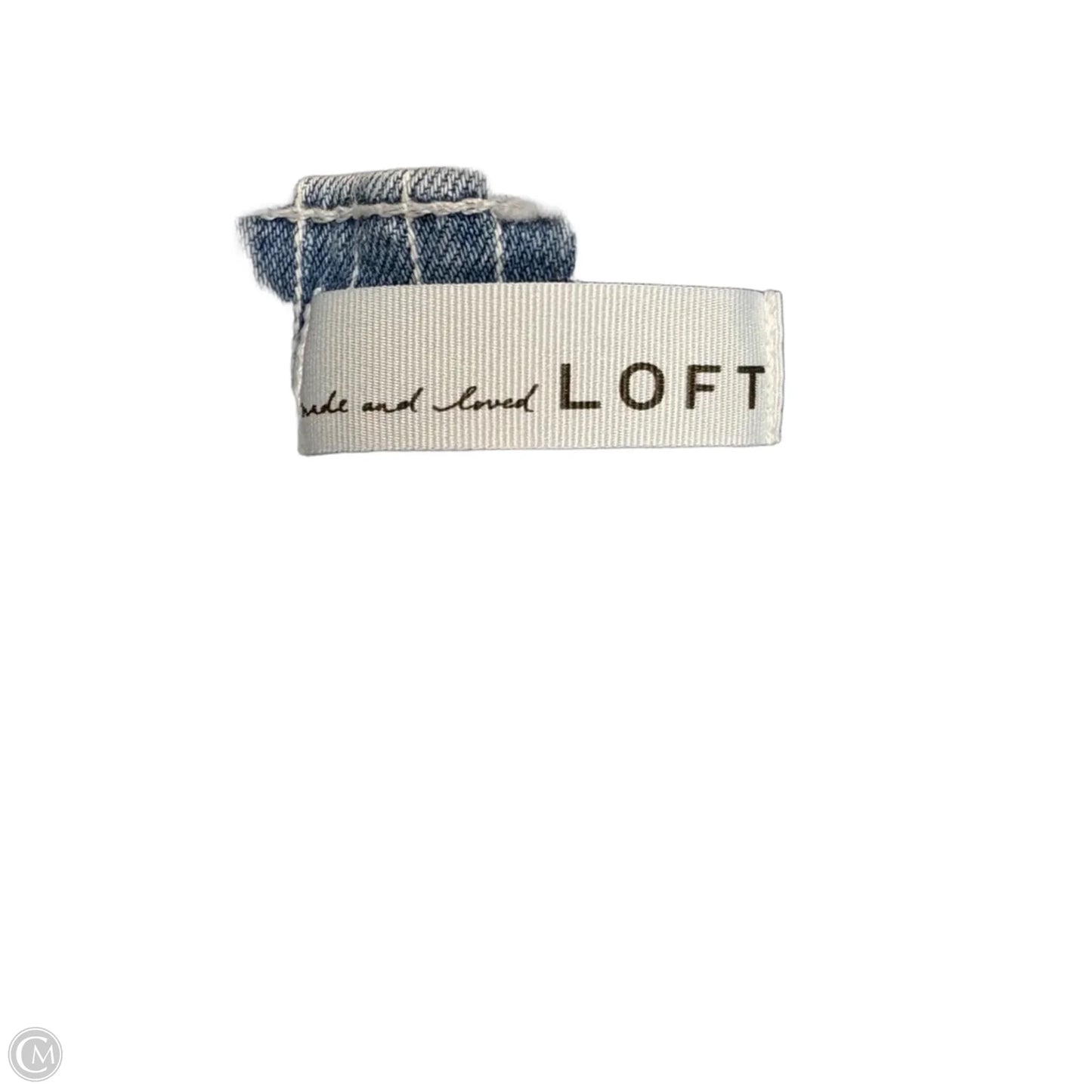 Shorts By Loft In Blue Denim, Size: 18