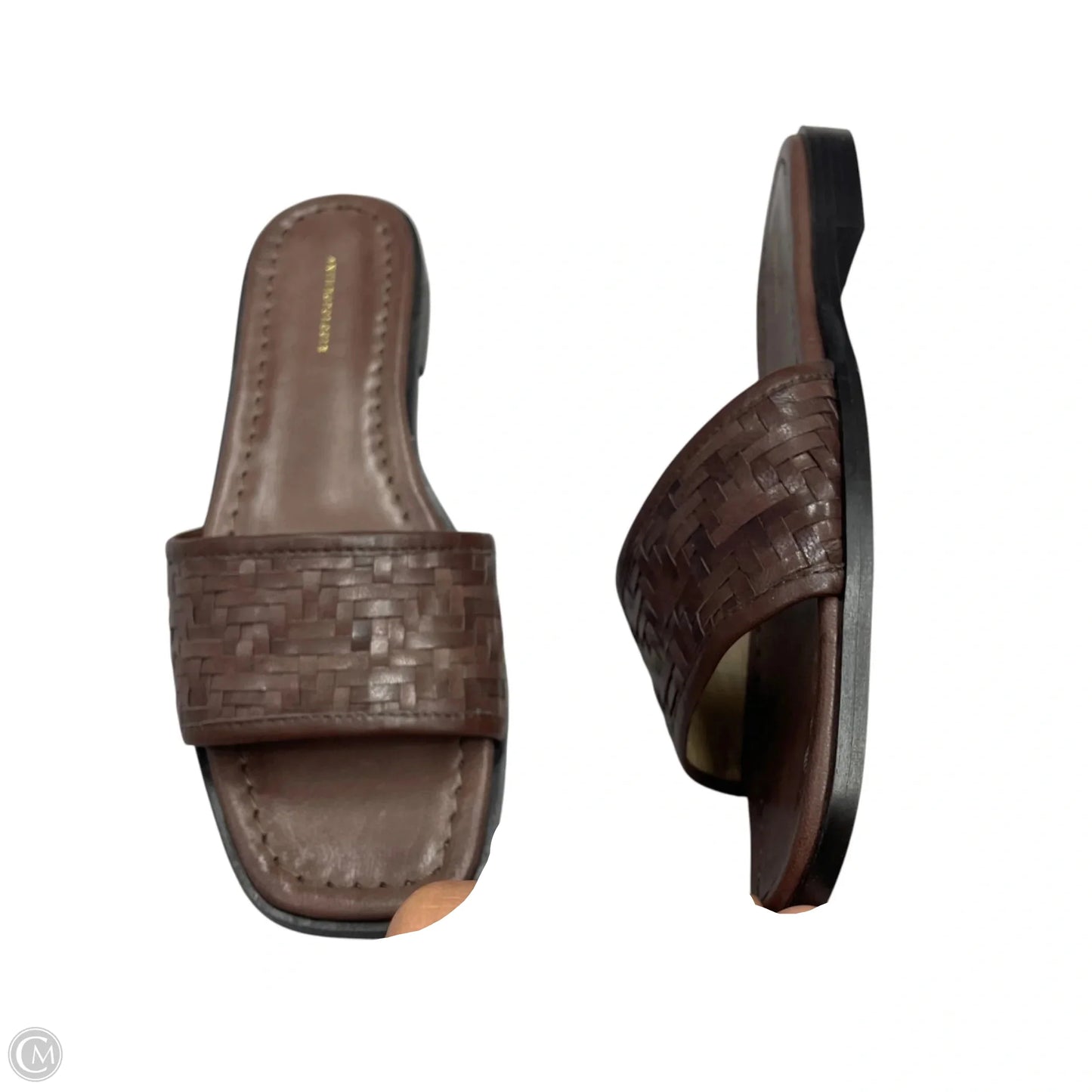 Sandals Flats By Anthropologie In Brown, Size: 7.5