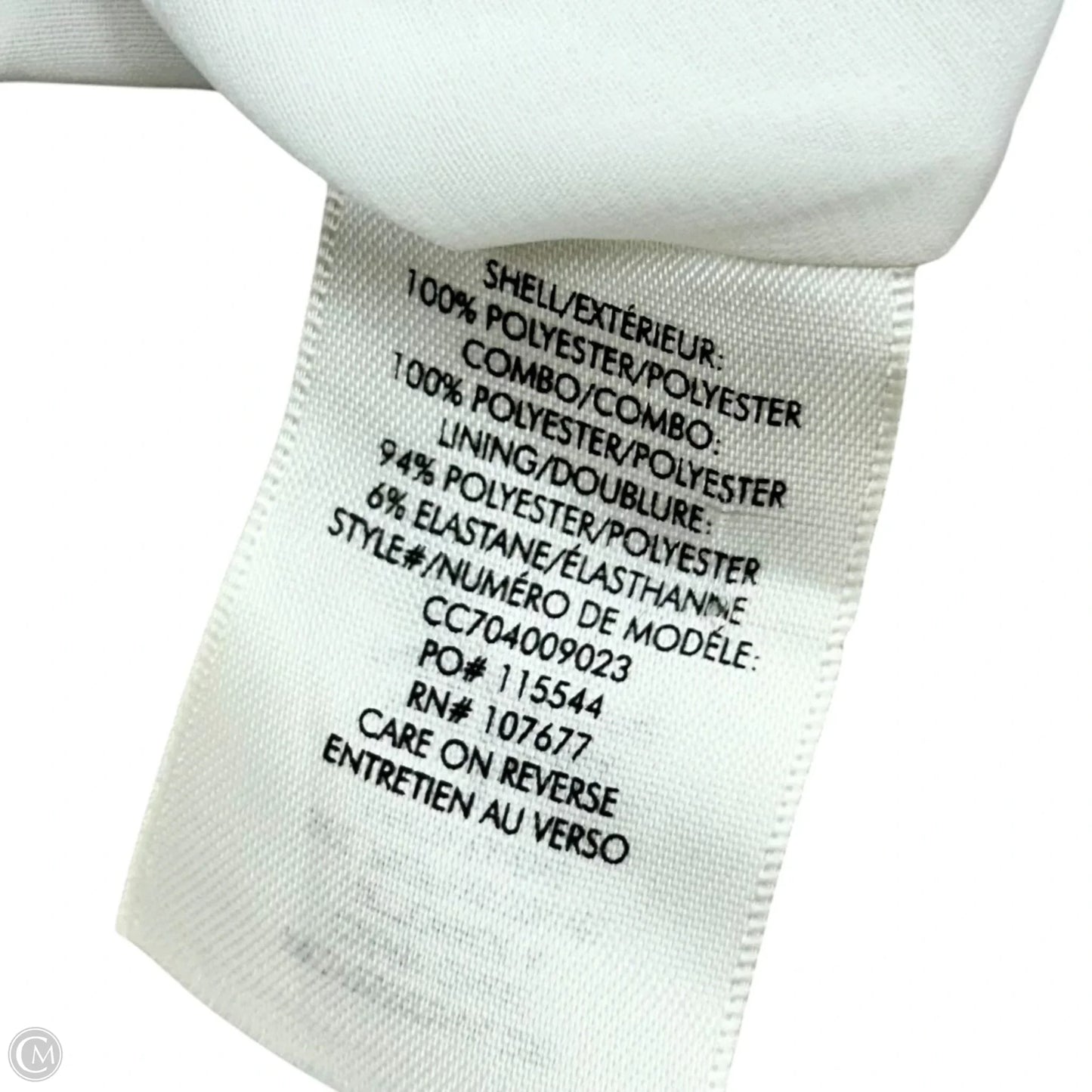 Top Short Sleeve Designer By Alice + Olivia In Black & White, Size: L