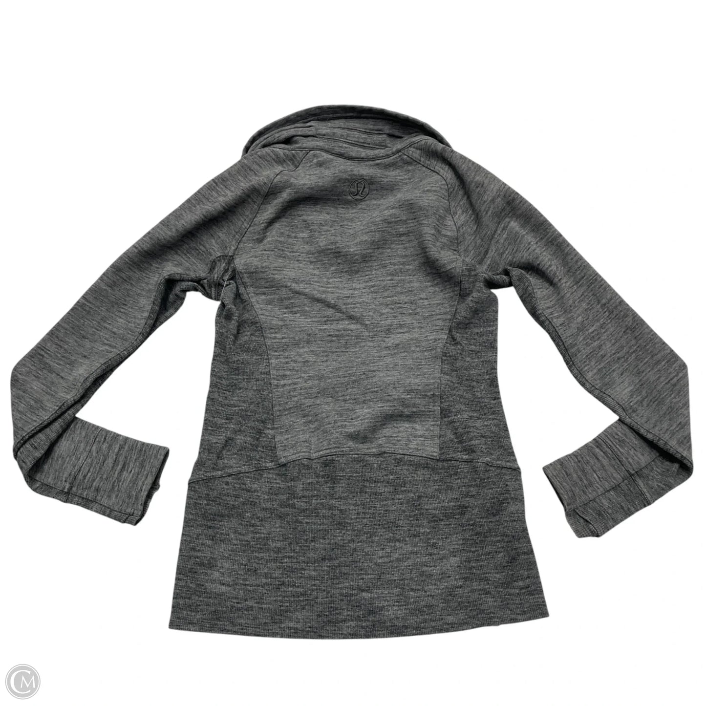 Athletic Jacket By Lululemon In Grey, Size: S