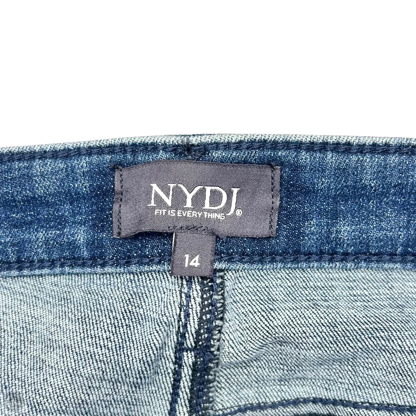 Jeans Boot Cut By Not Your Daughters Jeans In Blue Denim, Size: 14