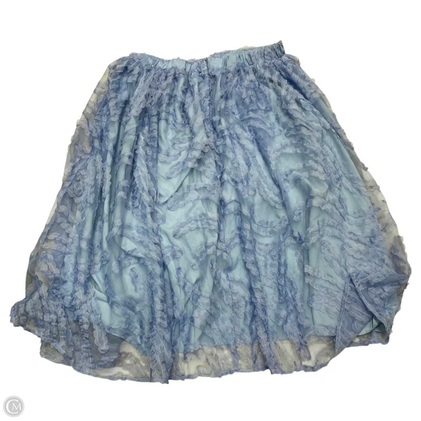 Skirt Midi By Eloquii In Blue, Size: 14