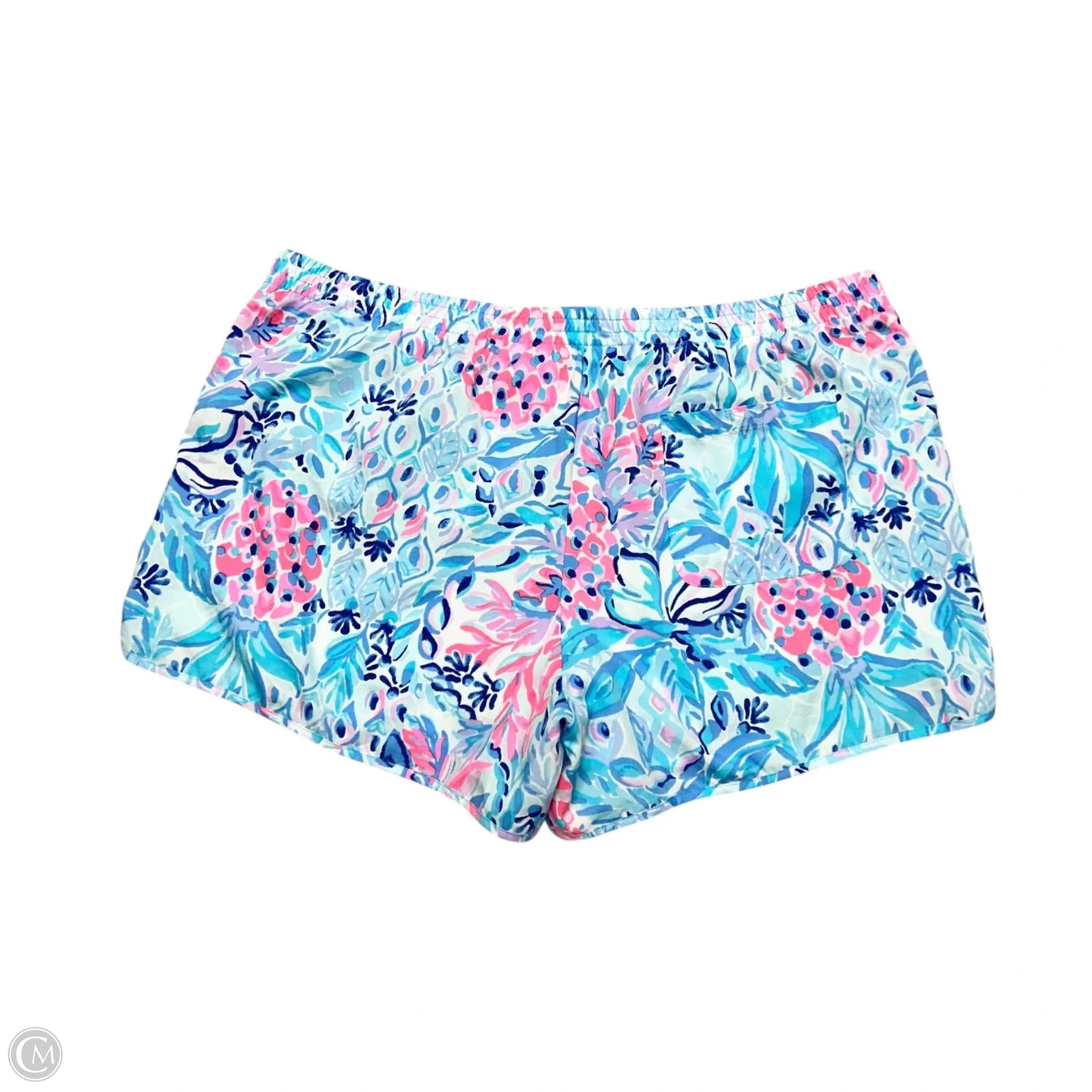 Shorts Designer By Lilly Pulitzer In Blue & Pink, Size: Xl