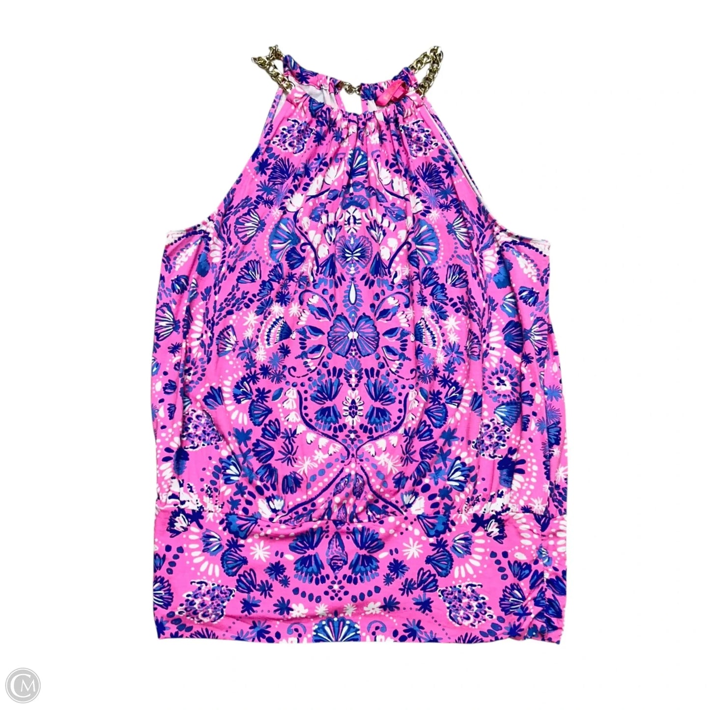 Top Sleeveless Designer By Lilly Pulitzer In Pink, Size: L