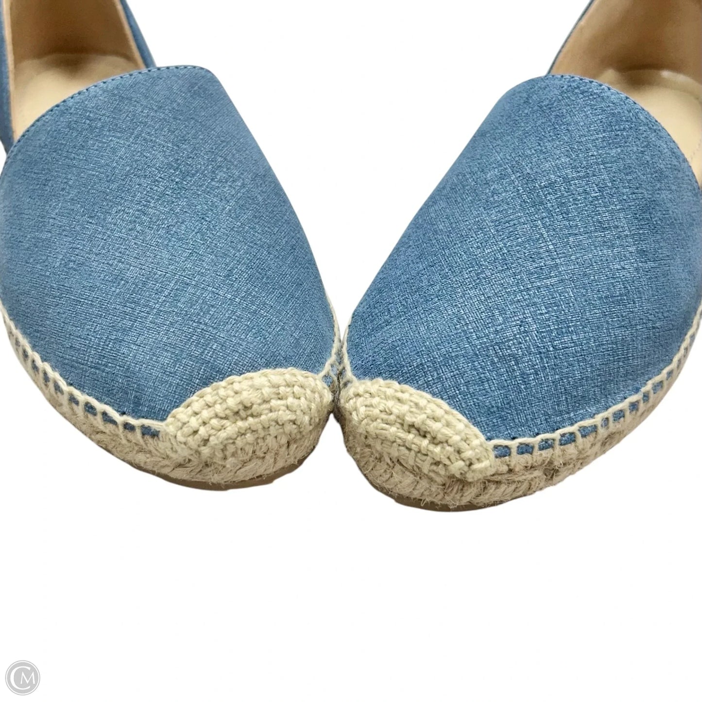 Shoes Luxury Designer By Jimmy Choo In Blue Denim, Size: 7