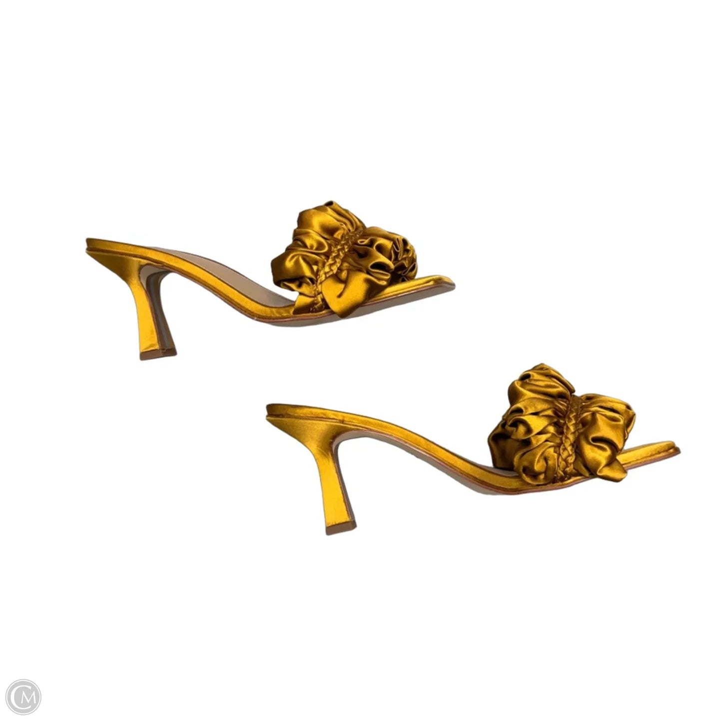 Sandals Heels Kitten By Sam Edelman In Gold, Size: 10
