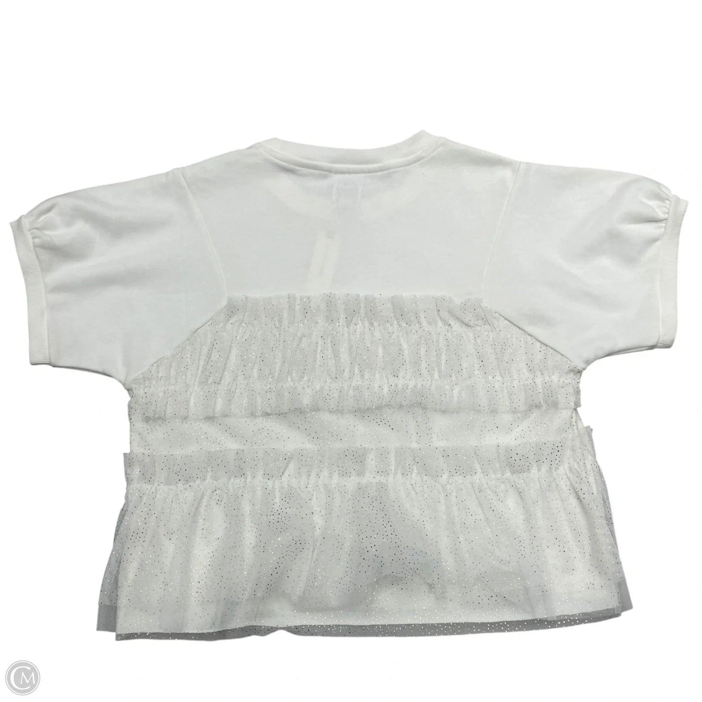Top Short Sleeve By Maeve In Gold & White, Size: Xxs