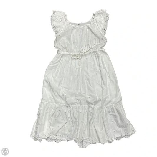 Dress Casual Maxi By Gap In White, Size: Xl
