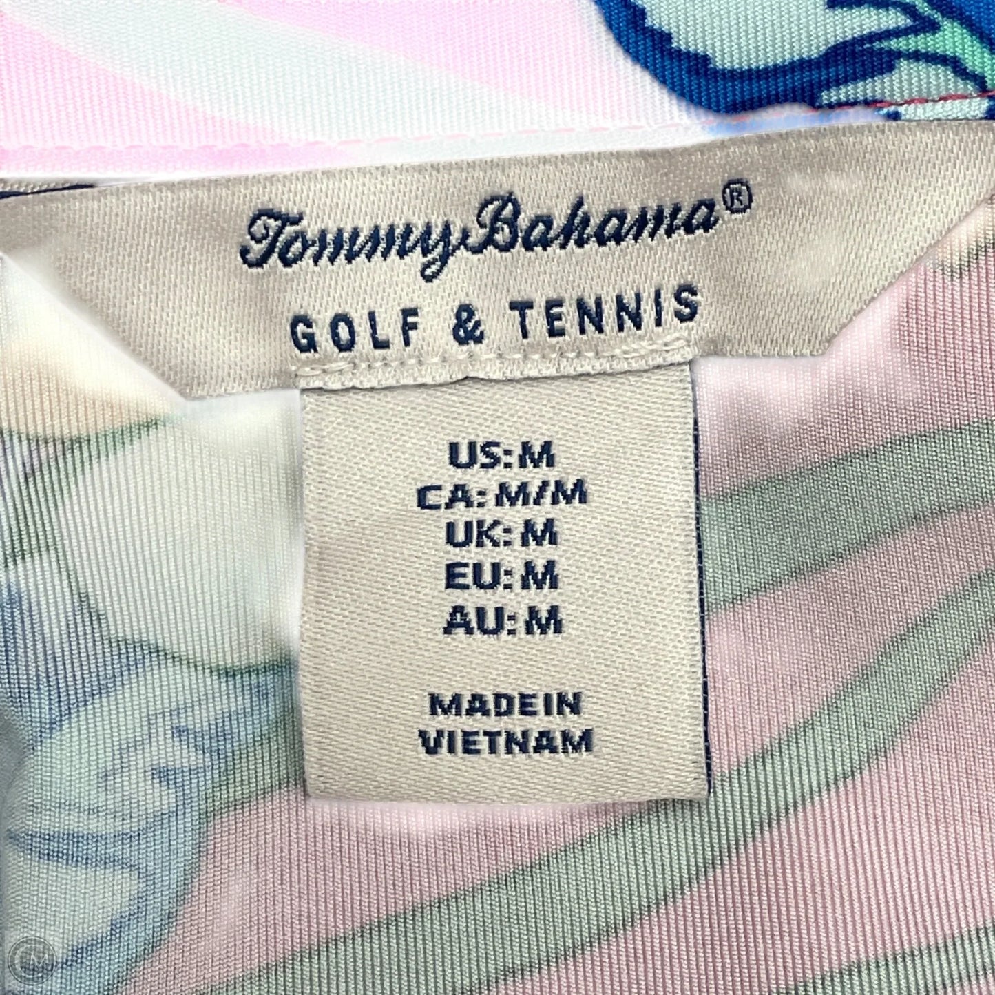 Athletic Jacket By Tommy Bahama In Orange & Pink, Size: M