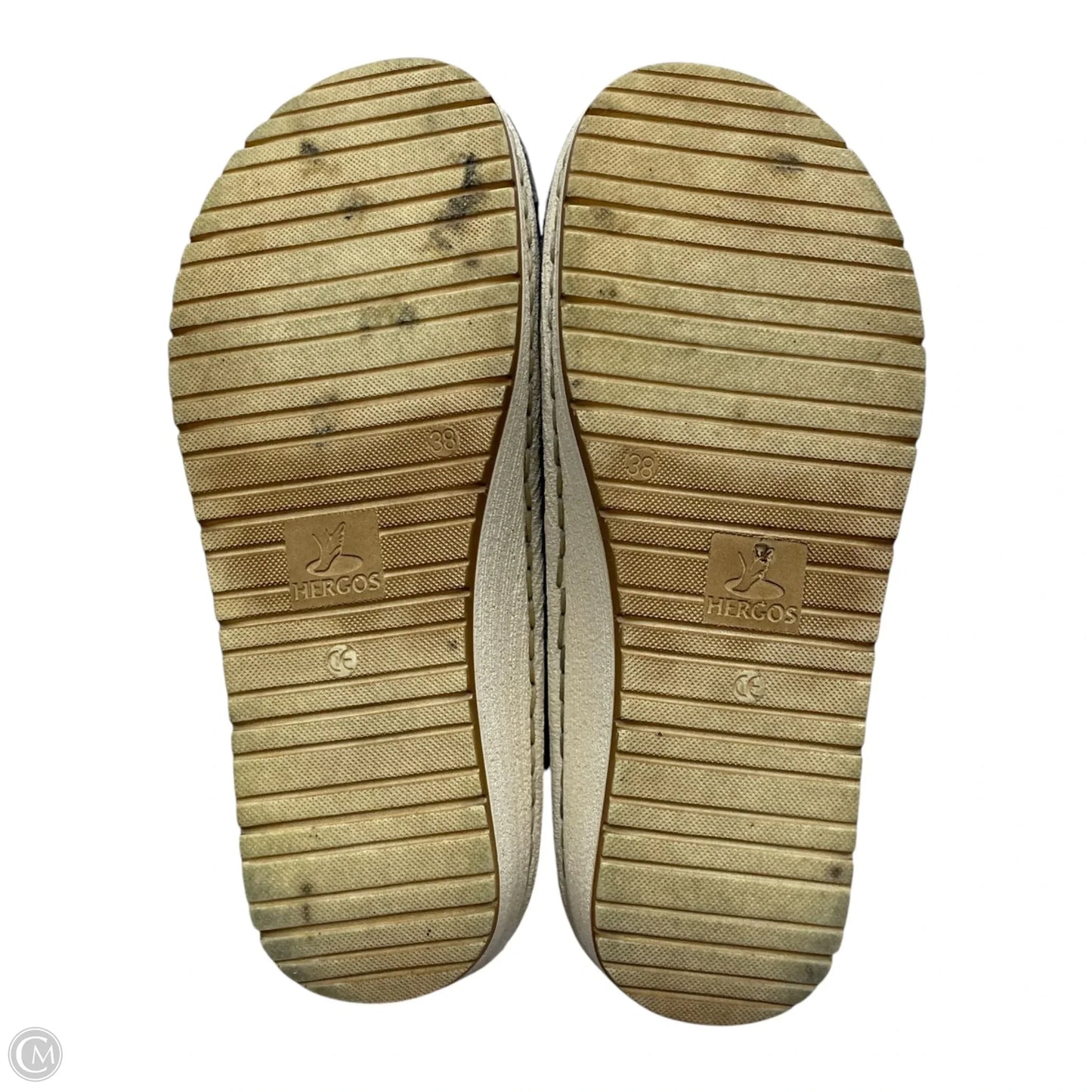 Sandals Flats By Hergos In Rainbow Print, Size: 7.5