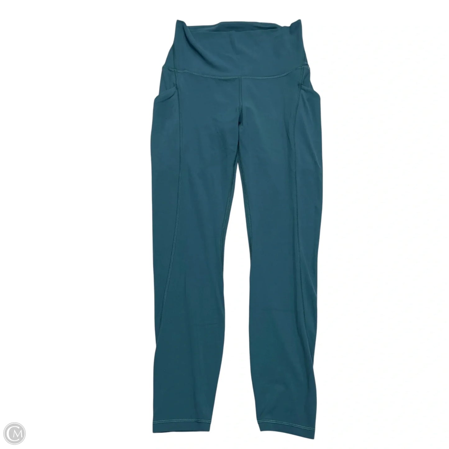 Athletic Leggings By Lululemon In Teal, Size: S