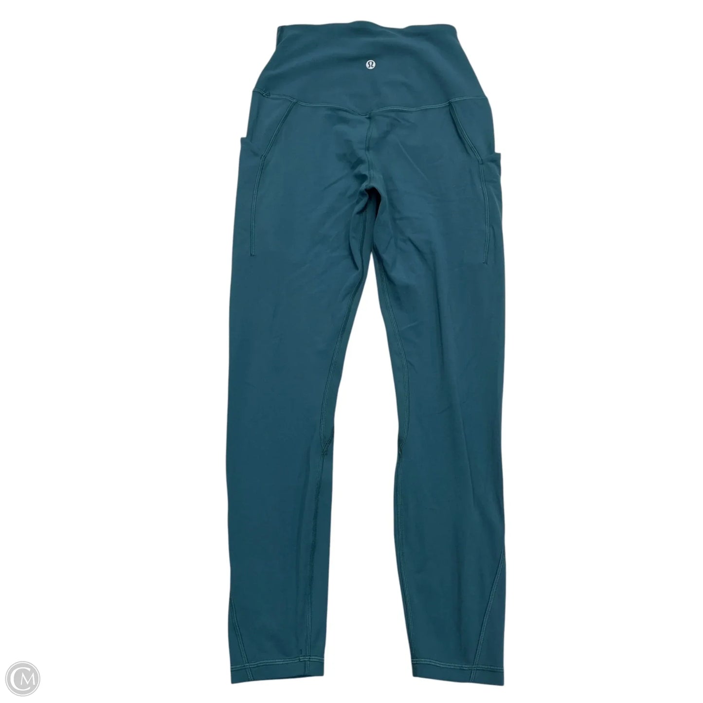 Athletic Leggings By Lululemon In Teal, Size: S