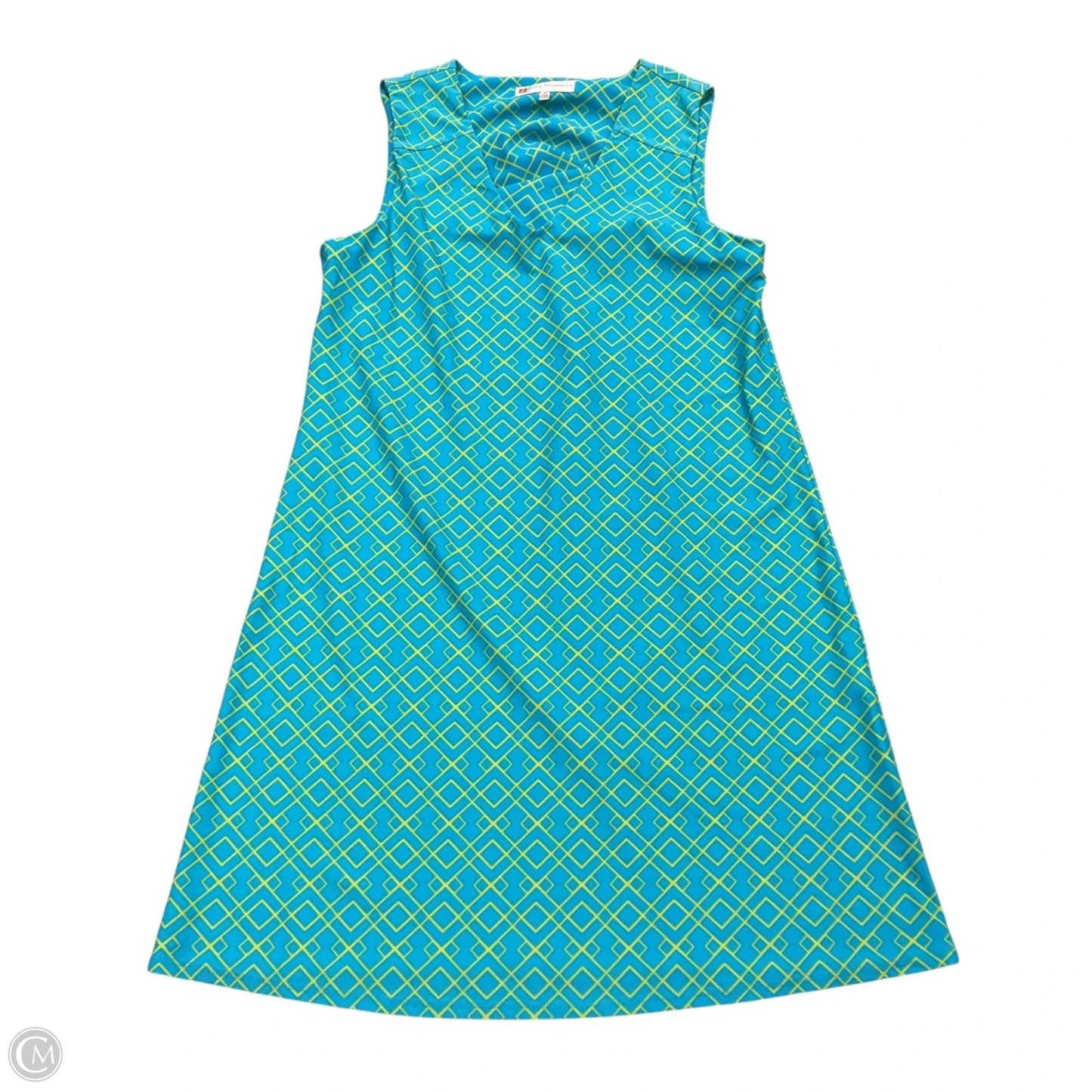 Dress Casual Short By Jude Connally In Blue & Green, Size: M