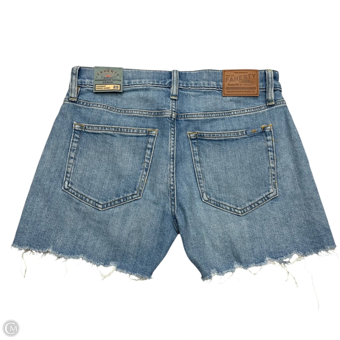 Shorts By Faherty In Blue Denim, Size: 0