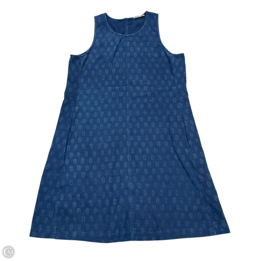 Dress Casual Short By Eileen Fisher In Blue Denim, Size: Xs