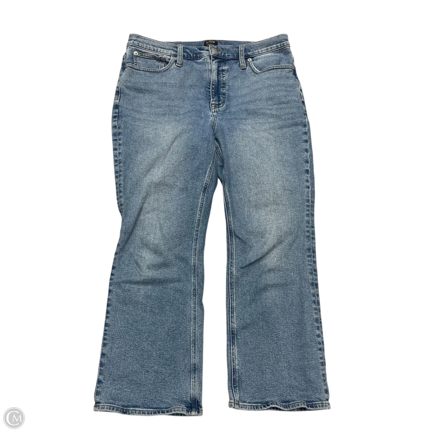 Jeans Cropped By J. Crew In Blue Denim, Size: 12