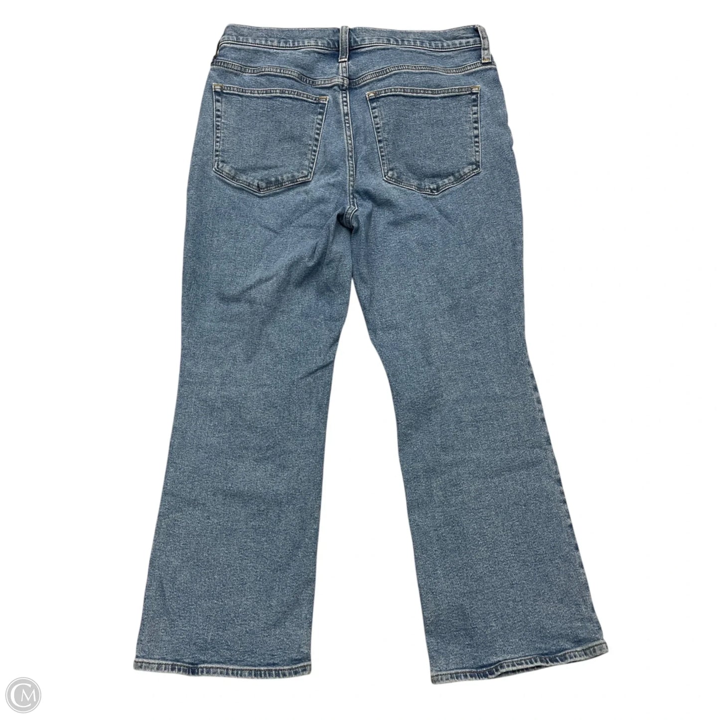 Jeans Cropped By J. Crew In Blue Denim, Size: 12