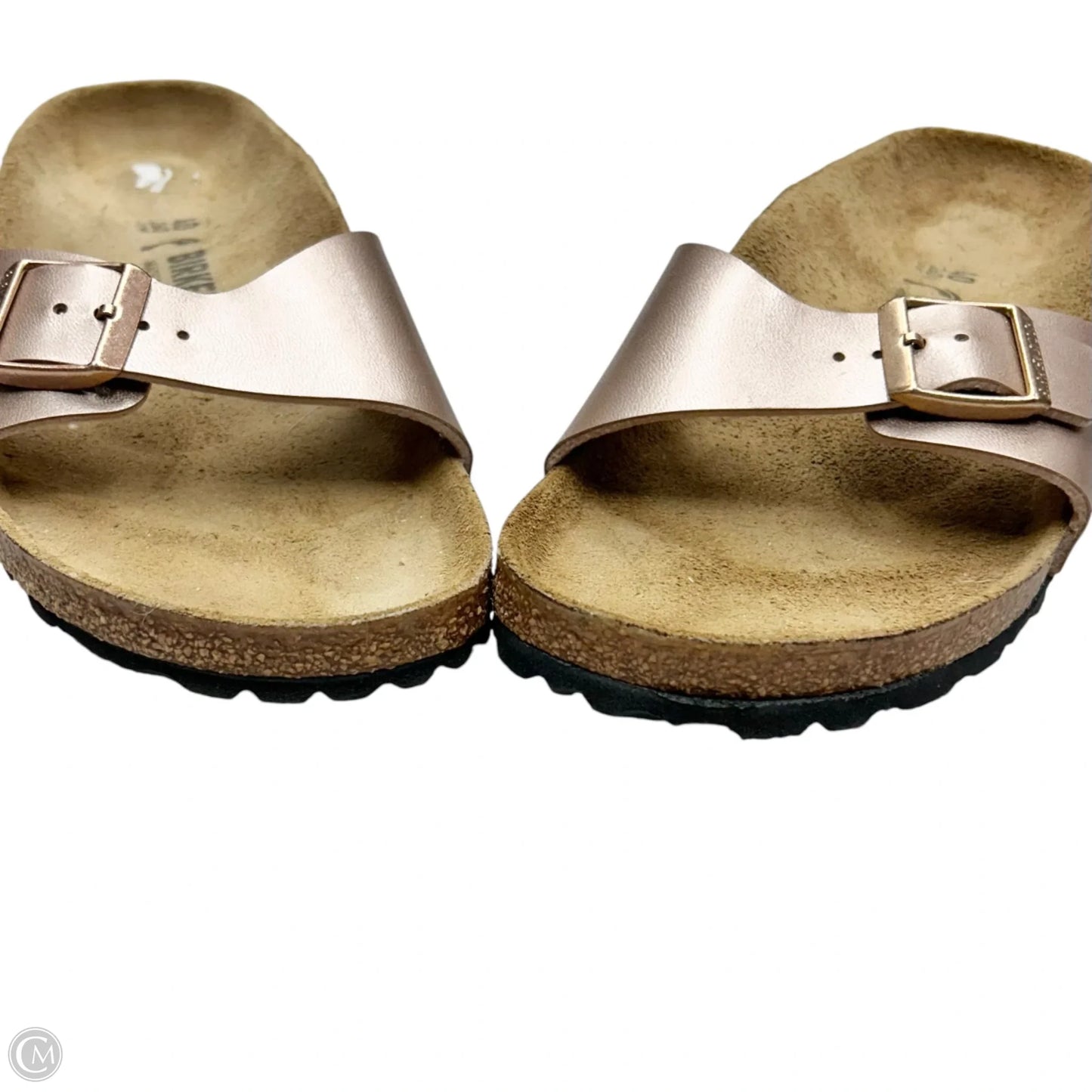 Sandals Flats By Birkenstock In Rose Gold, Size: 9