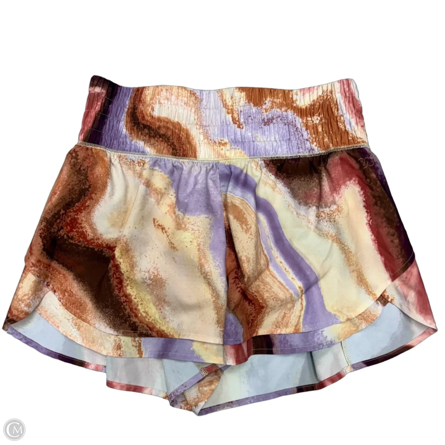 Athletic Shorts By Calia In Orange & Purple, Size: M