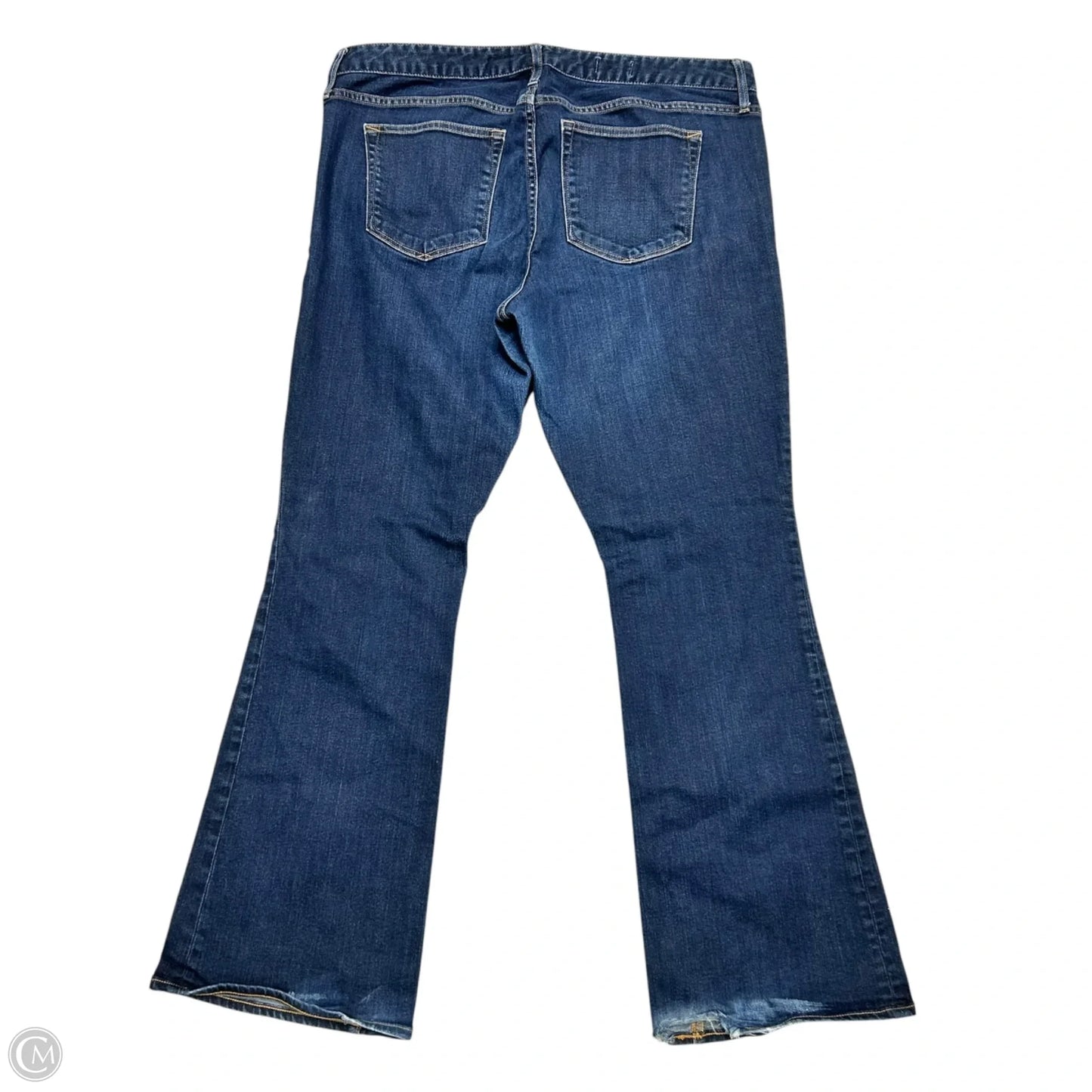 Jeans Wide Leg By Gap In Blue Denim, Size: 16